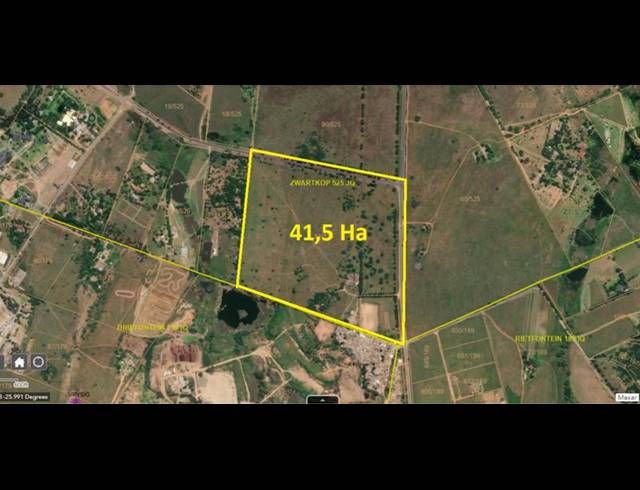 LAND FOR SALE IN ZWARTKOP
